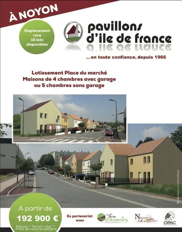 Maison neuve 89 m² à Noyon (60400)