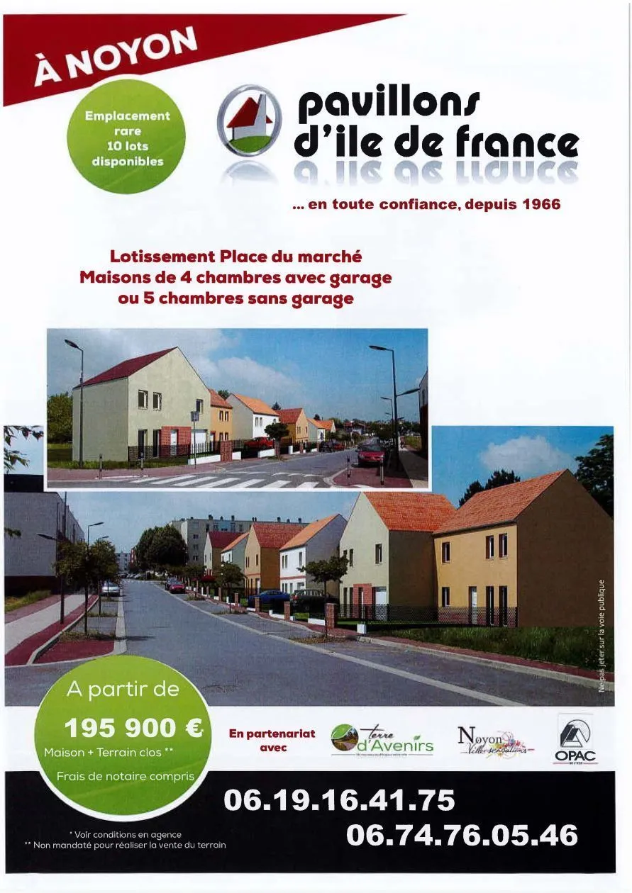 Maison neuve 83 m² à Noyon (60400)