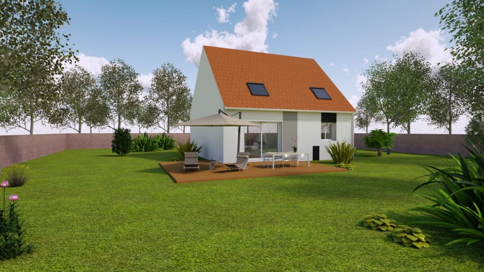 Maison neuve 101 m² à Tracy-le-Val (60170)