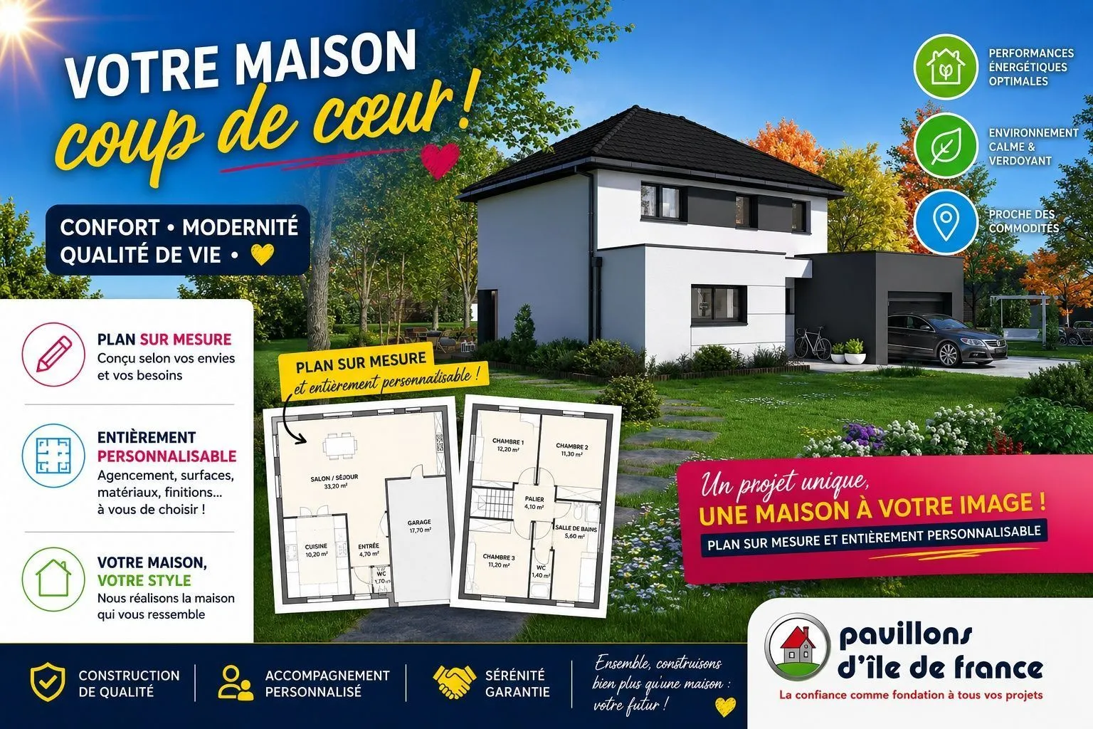 Maison neuve 130 m² à Chateau-Thierry (02400)