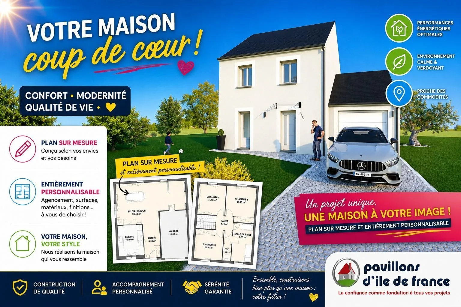 Maison neuve à Guermantes