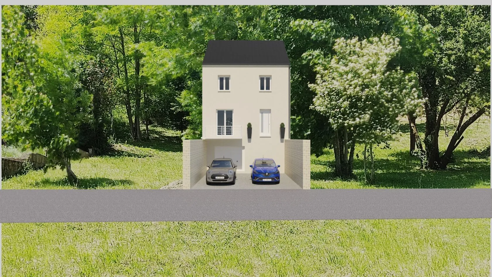 Maison neuve 84 m² à Cuffies (02880)