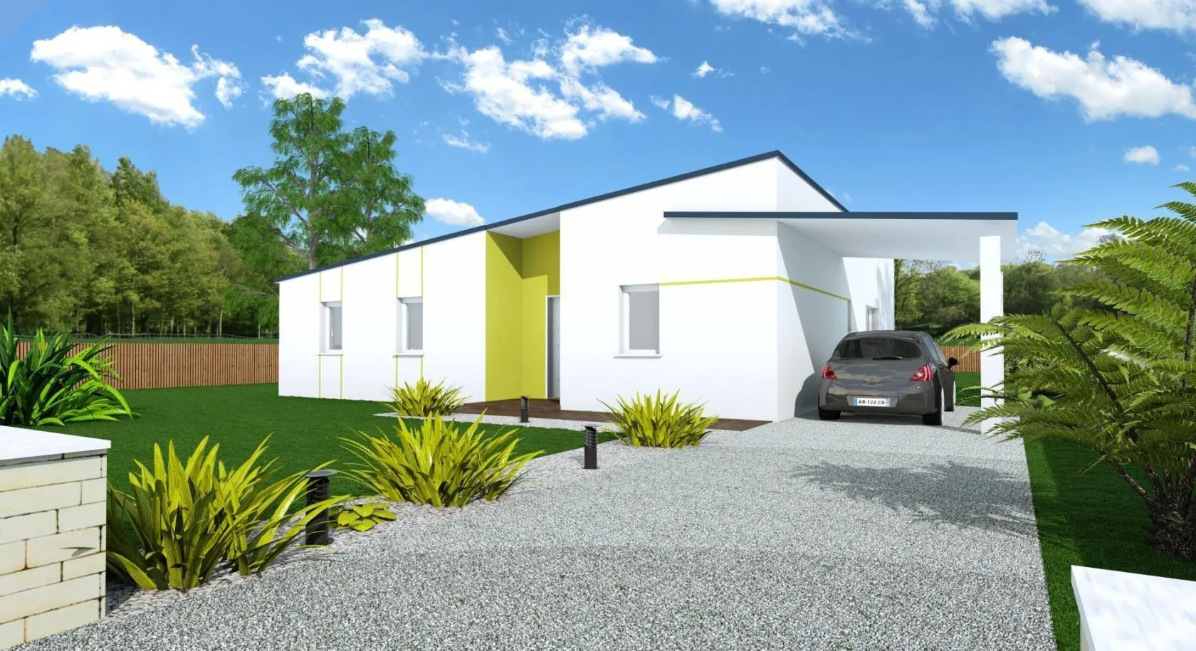 Maison neuve 83 m² à Braine (02220)