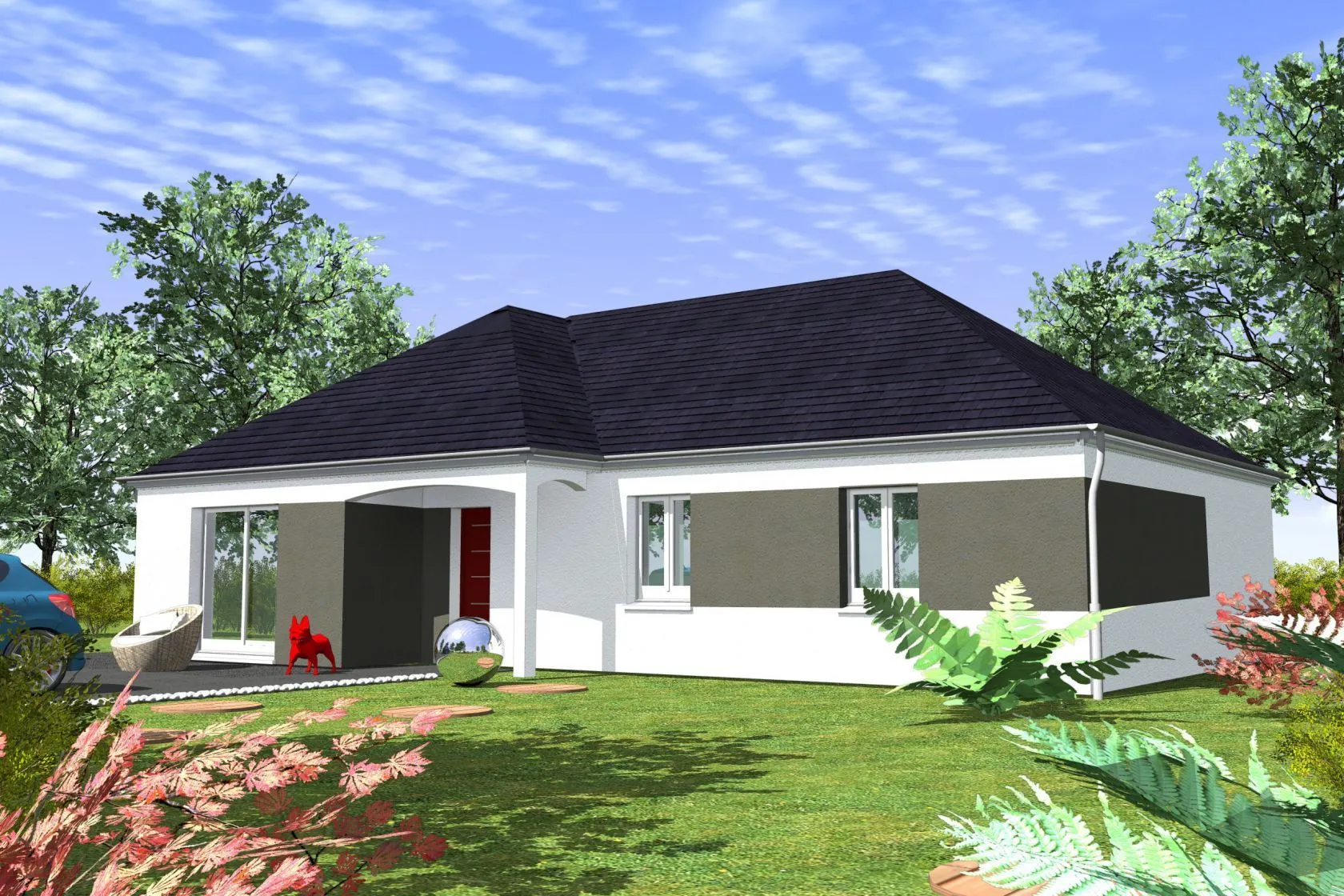 Maison neuve 84 m² à Folembray (02670)