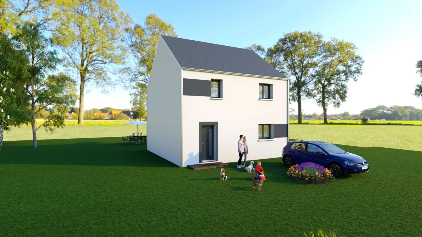Maison neuve 79 m² à Missy-sur-Aisne (02880)