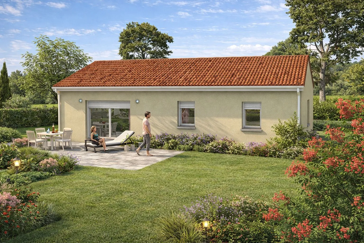 Maison neuve 88 m² à Lafeuillade-en-Vézie (15130)