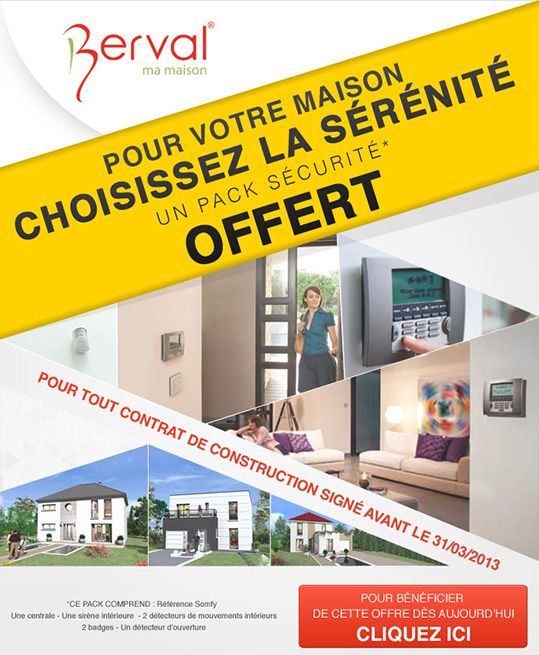 Avec BERVAL ma maison, choisissez la sérénité !