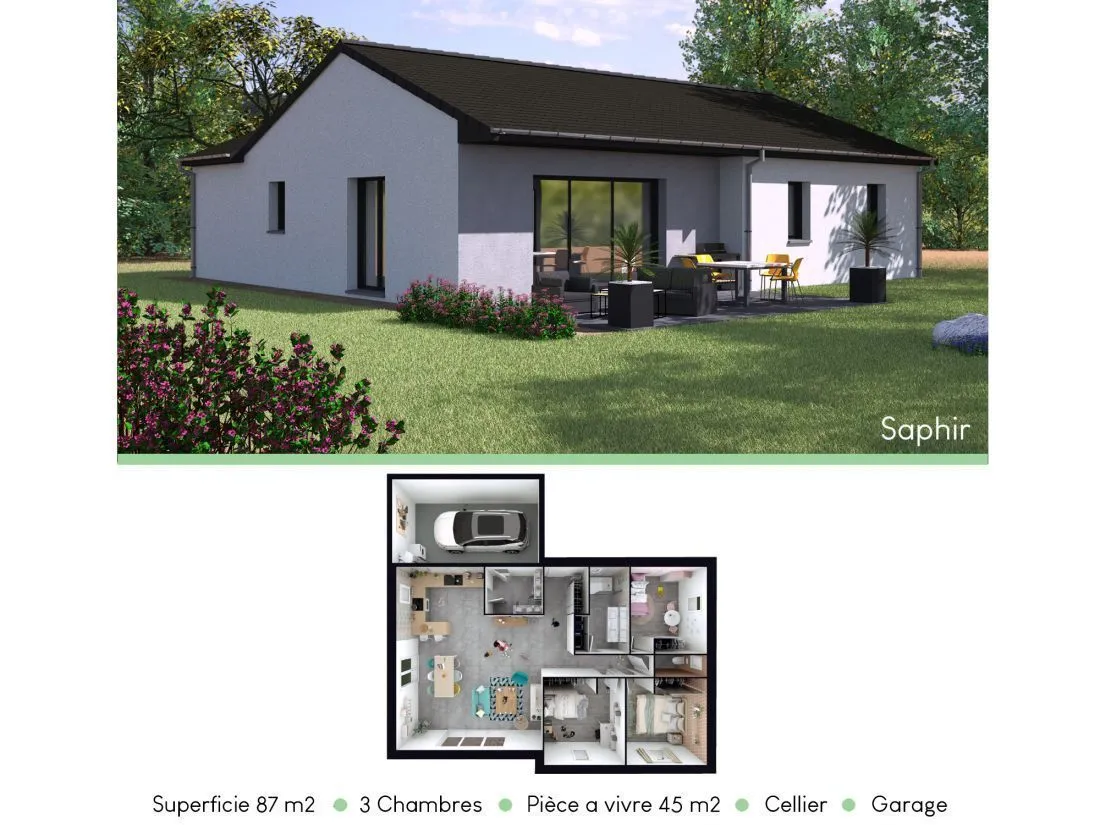 Terrain à bâtir 943 m² à Naucelles (15000)