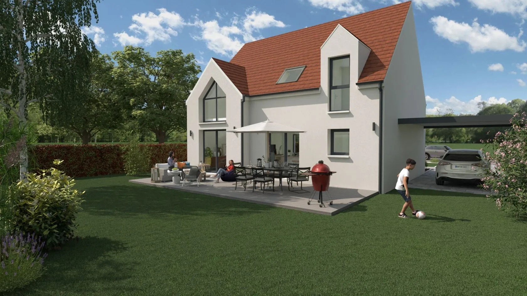 Maison neuve 120 m² à Vitry-aux-Loges (45530)