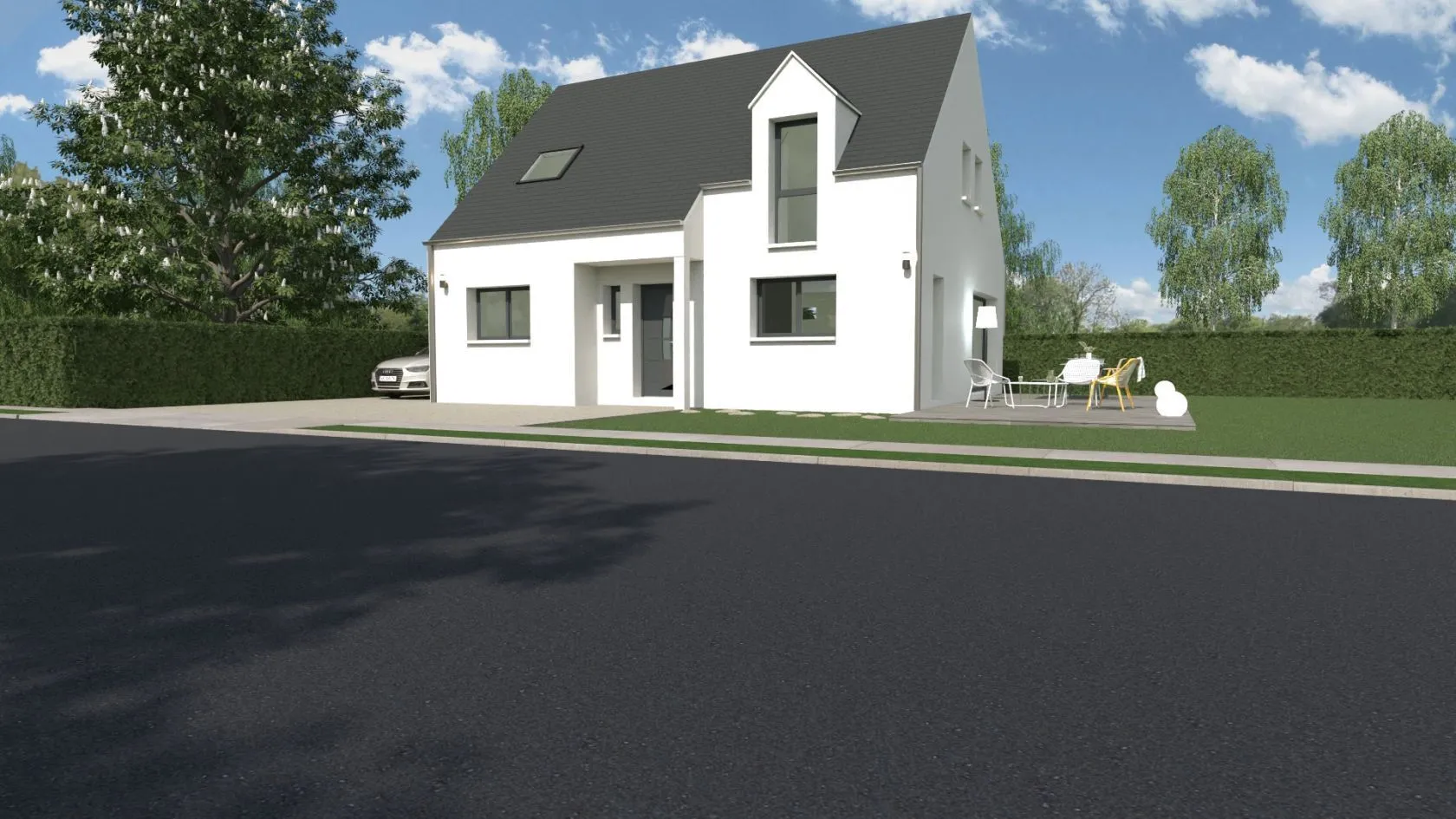 Maison neuve 106 m² à Fay-aux-Loges (45450)