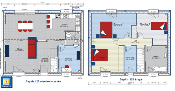 plan d'une maison neuve