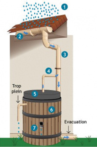 récupérateur d'eau