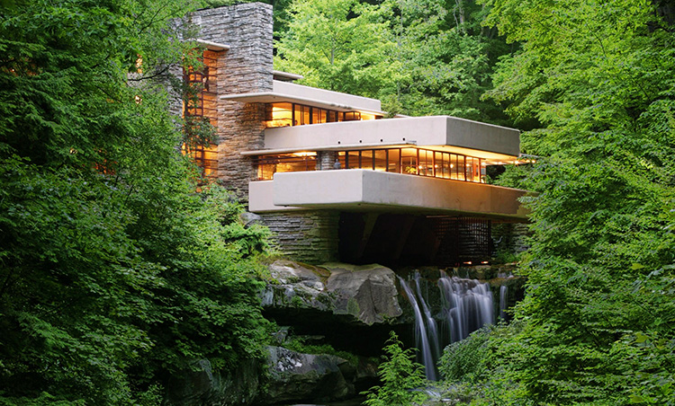 maison-cascade Franck Lloyd Wright