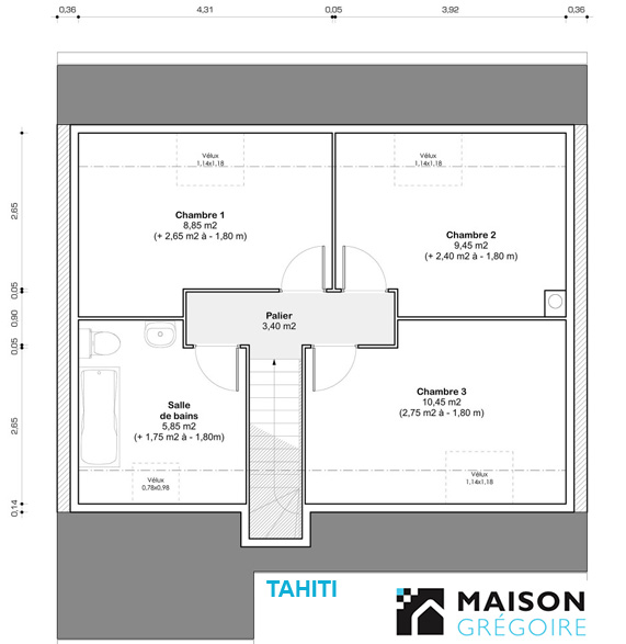 plan de maison tahitienne